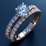 Celestial Embrace Wedding Ring