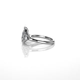 Pear Cut Three-Stone Diamond Ring | London Jeweller
