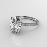 Oval-Cut Diamond Engagement Ring | Bespoke Engagement Rings | London Jeweller