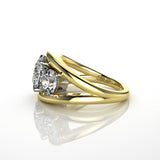 Three Stone Round Brilliant Cut Ring | Bespoke Engagement Rings | London Jeweller