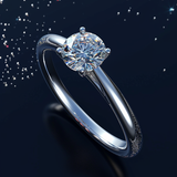 Serenity Sparkle Solitaire Ring