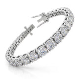Classic Round cut Tennis Bracelet | London Jeweller